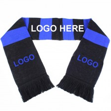 Jacquard Knit Soccer Scarf